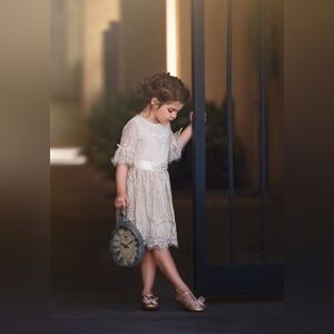 Trish Scully Corrinna Dress In ECRU